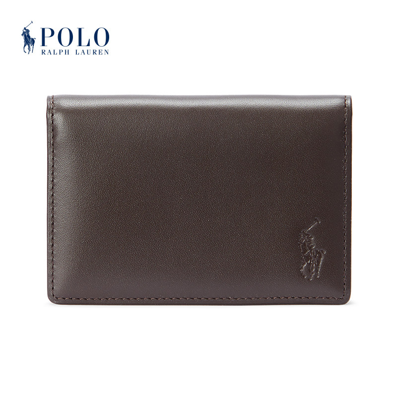 Ralph Lauren Ralph male fit classic style leather folding pass card holder RL51096