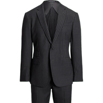 PURPLE LABEL Mens Spring 24 Kent Pinstripe Wool Suit RL93476