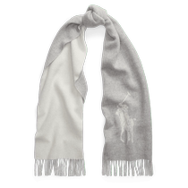 Ralph Lauren Womens 24 Early Autumn Big Pony Wool Scarf RL53449