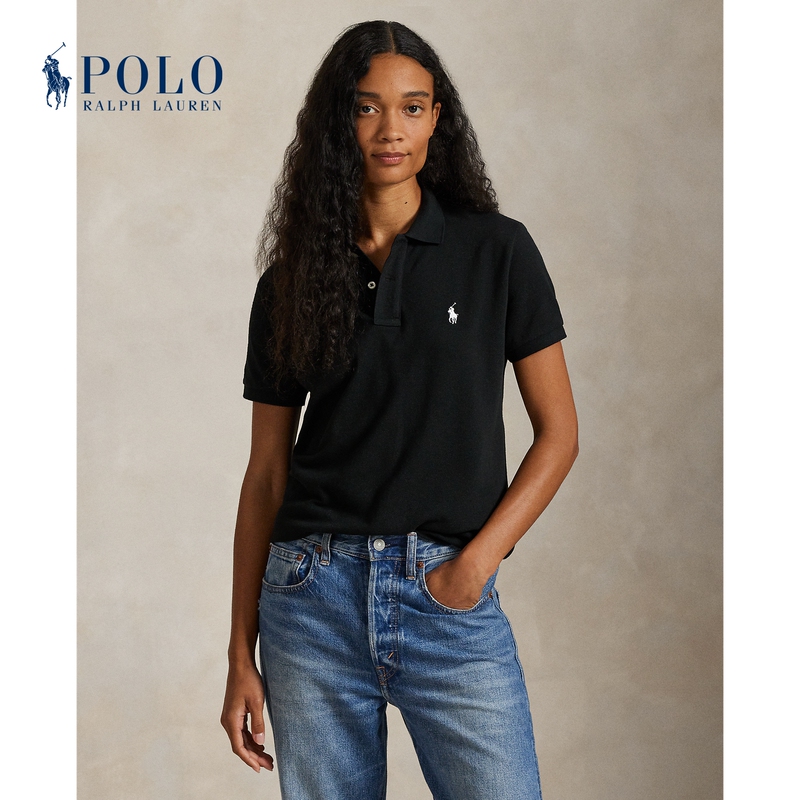 Ralph Lauren/Ralph Lauren Women's Classic Fit Cotton Mesh Polo Shirt Rl27125 Ralph Lauren/Ralph Lauren Women's Classic Fit Cotton Mesh Polo Shirt Rl27125