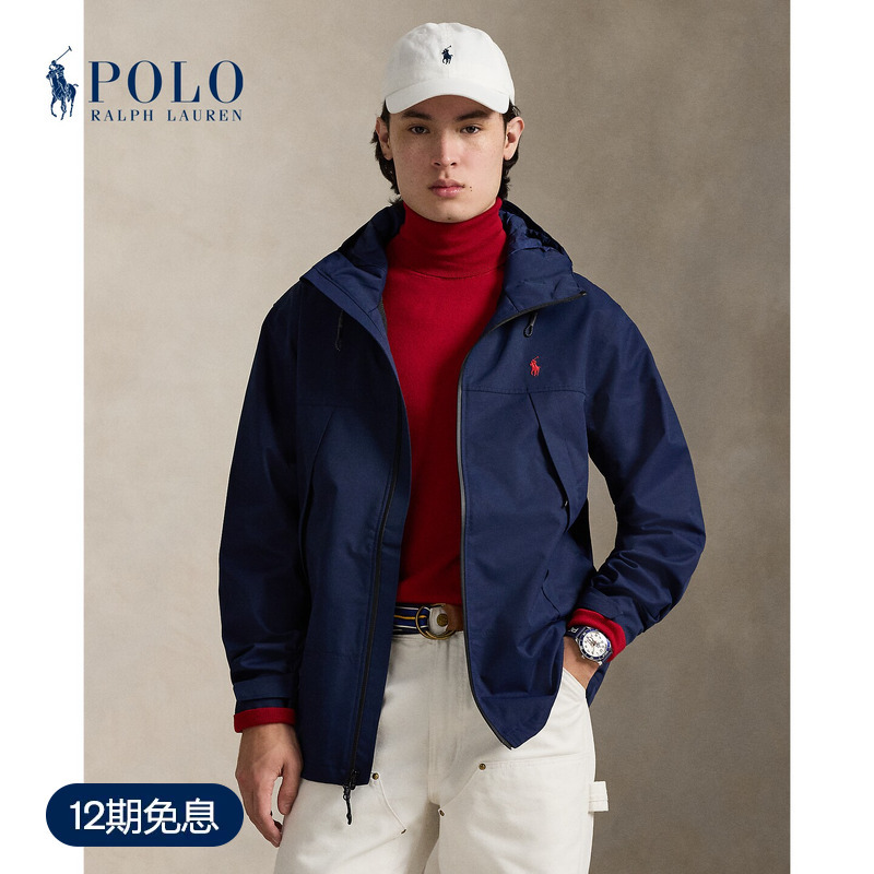 Ralph Lauren/Ralph Lauren Men's Classic Lightweight Hooded Jacket Rl100352
