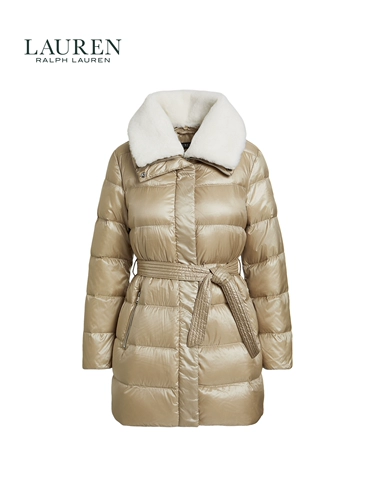 Женский классический пуховик Lauren/Ralph Lauren с поясом RL62284