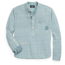 RRL Mens 24 Summer Patch Pullover Shirt RL93375