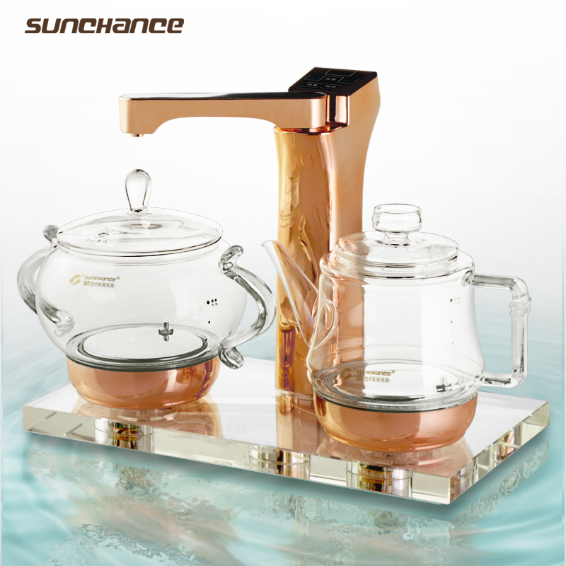 Crystal glass quick kettle quick boiling kettle Home fully automatic water Pumping integrated cooking tea tea special