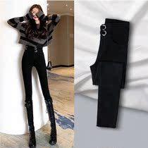 Sdro Reshine small-legged pencil jeans girl 2022 new spring and autumn high waist and thin tight pants tide