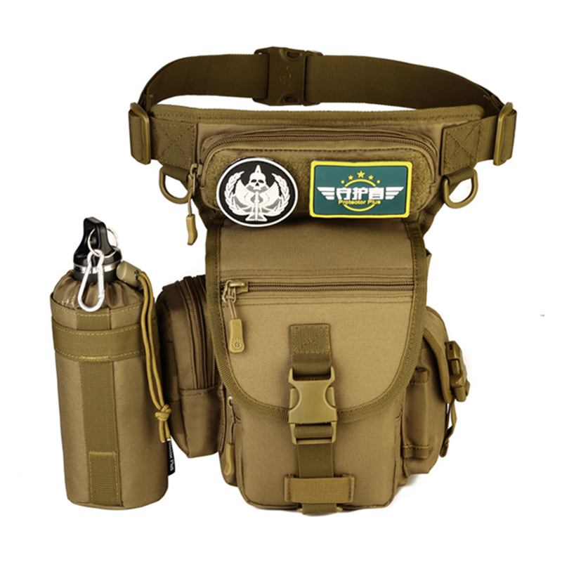 Tactical Leg Pack Men Multifunctional Special Forces Cycling Motorcycle Leggings Pack Army Camouflage Slingshot Pack Sport Hanging Belt Bag