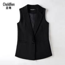 Ms Charin vest spring and autumn short section womens summer casual Korean sleeveless suit vest female outer match 933