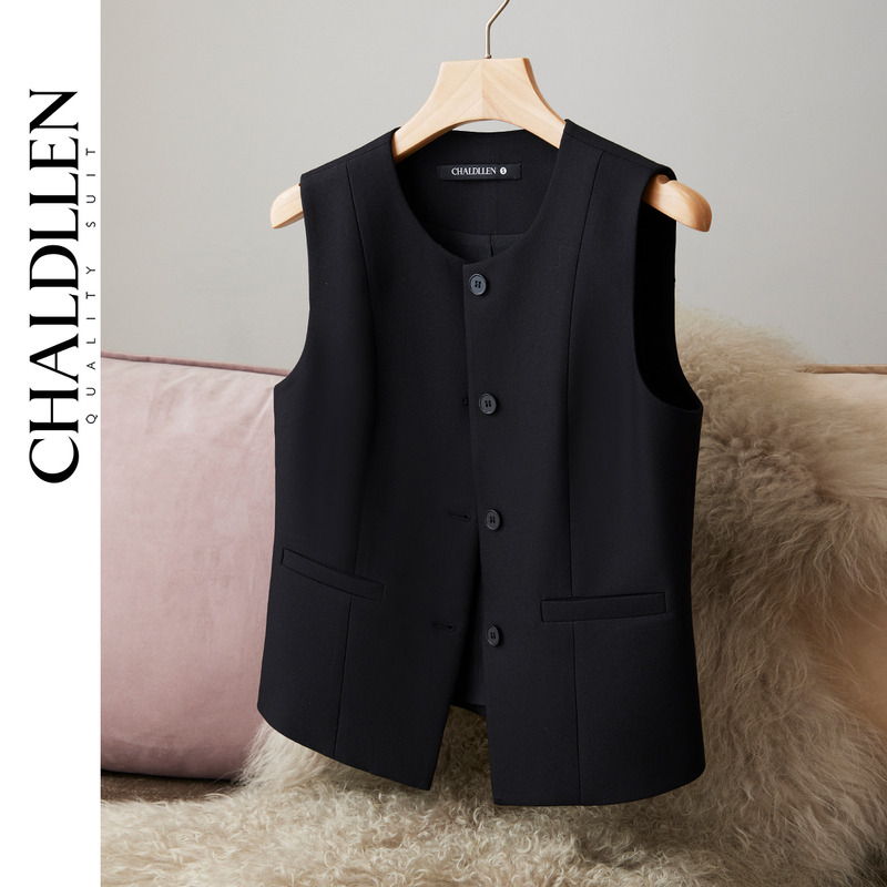 Women's Suit Vest New Versatile Fashion Casual Spring and Autumn Trendy Sleeveless Outerwear Short Style 995 Women's Suit Vest New Versatile Fashion Casual Spring and Autumn Trendy Sleeveless Outerwear Short Style 995