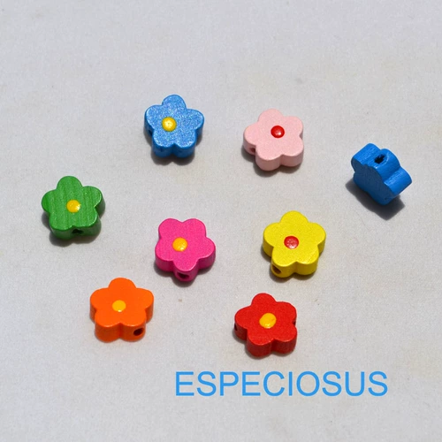 Детский сад ручной работы маленький свежий мультфильм деревян и рисовые бусинки