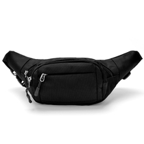  Black cash register fanny pack for men and women multi-function large-capacity wear-resistant outdoor sports mobile phone wallet toolkit