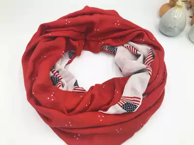 Export Europe and the United States original single collar blue red double-layer cotton collar wild autumn and winter models