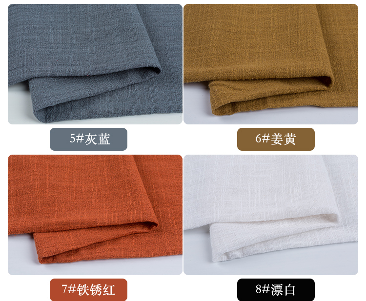 Chất liệu cotton mùa hè chất liệu cotton cotton cotton Màu sắc tinh khiết Trung Quốc phong cách quần áo vải cotton xếp li vải lanh Hanfu - Vải vải tự làm vải nỉ cứng