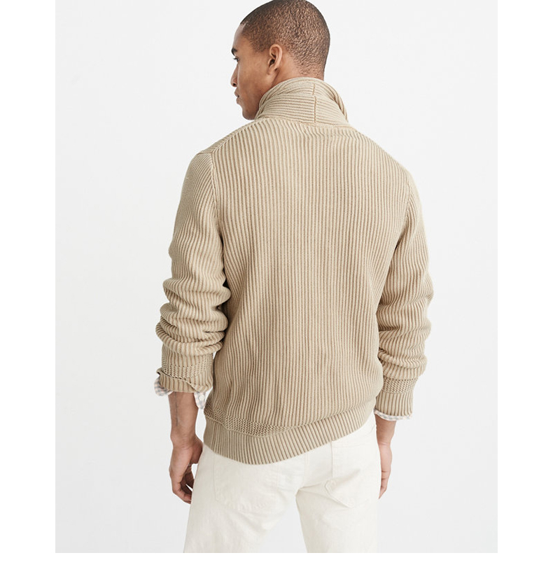 Áo len nam giới đặc biệt theo mùa của Abercrombie & Fitch Cardigan 189616 AF