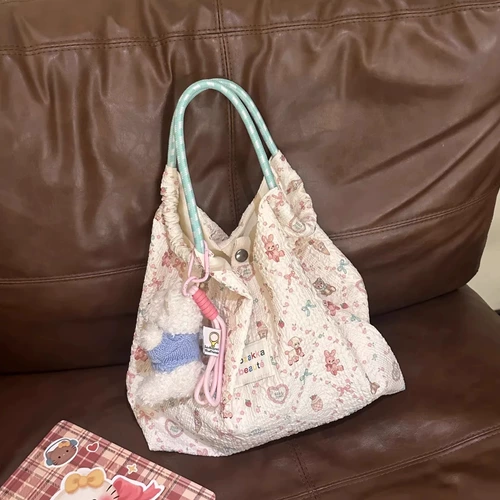 Милая вместительная и большая сумка через плечо для отдыха, сумка на одно плечо