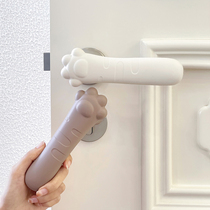 Winter door handle protective cover door handle anti-collision bump bedroom door lock pad anti-static anti-slip silicone universal