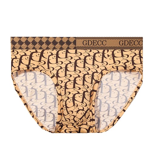 Модные новые высококачественные мужские трусы из ледяного шелка, дышащие модные стильные шорты для мальчиков с U-выпуклой большой сумкой