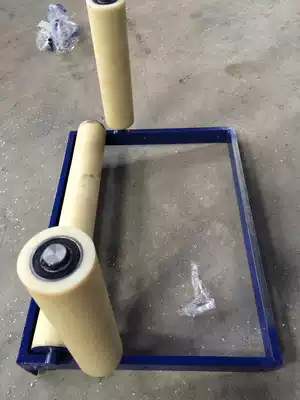 Loading and unloading truck drum loading and unloading conveyor rack Aluminum extruded material Soft material loading and unloading handling rack Plastic simple transmission rack