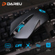 Daryou mechanical keyboard and mouse set two pieces green and black axis e-sports game cf home computer Internet cafe ek815