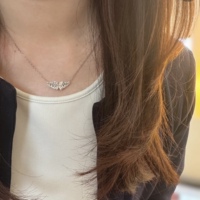 925 sterling silver necklace women's niche design high-end light luxury index finger ring fashionable personality simple versatile clavicle chain