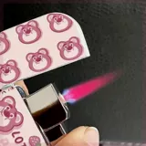 Зажигалка, поролоновая детская милая розовая брендовая креативная ветрозащитная клубника