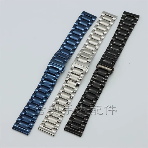Ремешок для часов из нержавеющей стали, стальной ремешок, часы, аксессуары подходит для мужчин и женщин