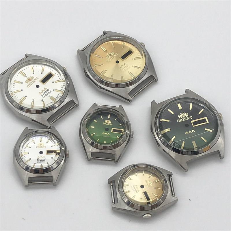 Watch accessories Old-fashioned quartz watch triple A case with 2035 movement, men and women waterproof double-calendar stainless steel case