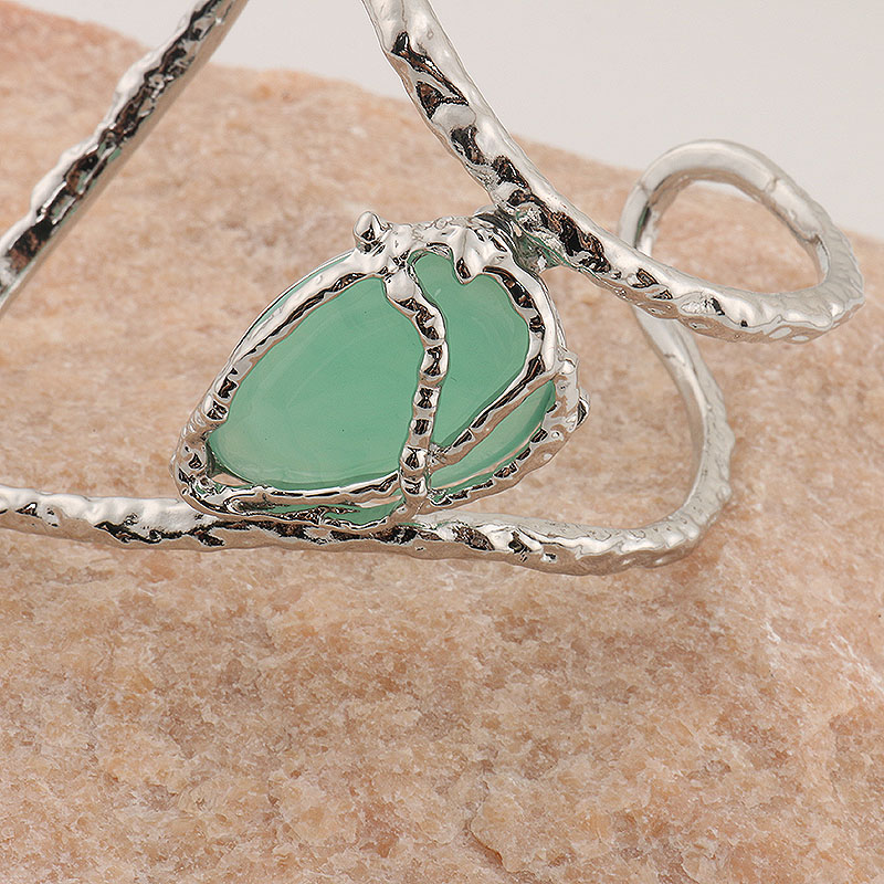Exagerado Geométrico Acrílico Aleación Venta Al Por Mayor Pulsera Ancha Anillo De Brazo display picture 9