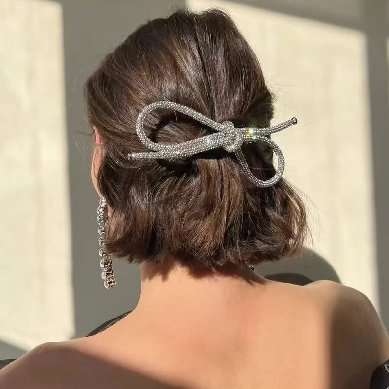 Elegant Sweet Women's Bow Knot Alloy Hair Clip display picture 3