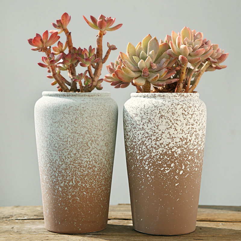 Large at the mage, contracted with special offer a clearance of creative coarse pottery the plants more old running the flowerpot breathe freely contracted restoring ancient ways
