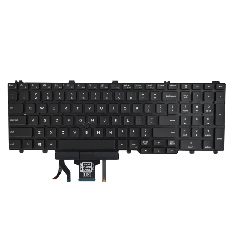 Подходящий для Dell Precision 3500 3501 3540 3551 Latitude 5501 5500 клавиатура