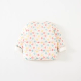 Детский пуховик, куртка для девочек, вкладыш с пухом, удерживающий тепло жилет, 1-3 лет, в западном стиле