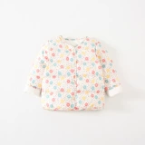 Детский пуховик, куртка для девочек, вкладыш с пухом, удерживающий тепло жилет, 1-3 лет, в западном стиле