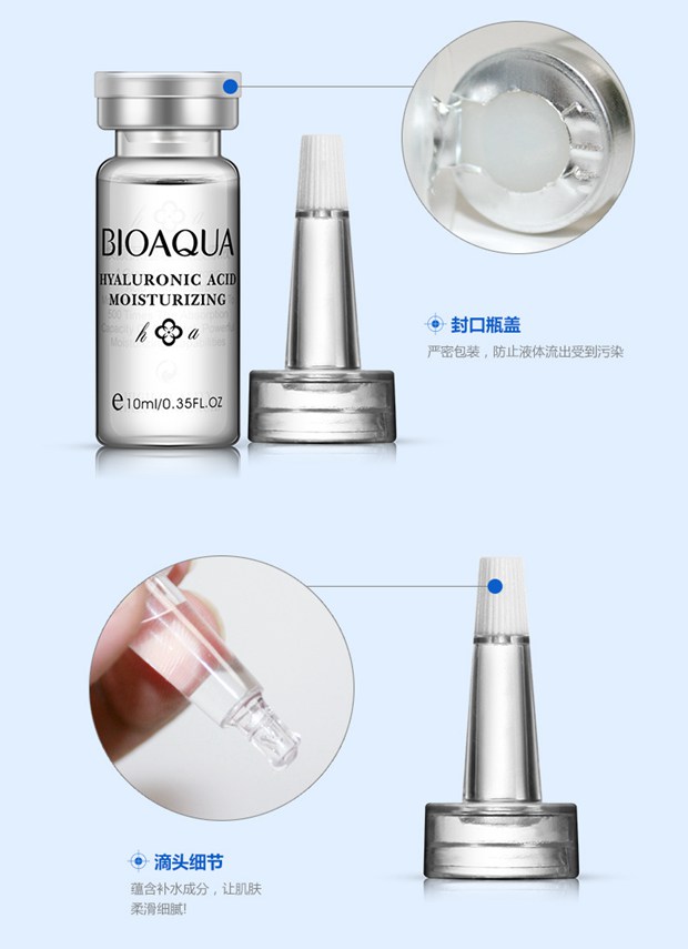 Hyaluronic acid hydrating chống nhăn làm săn chắc da mặt để giảm nếp nhăn và đường nâng serum ahc mẫu mới