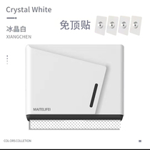 Punch-free wiping paper towel paper towels paper towel rack hanging wall-type wiping paper toilet paper kitchen paper kitchen paper