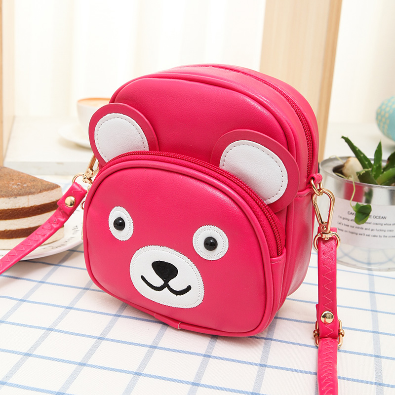 Mini nhỏ Meng hai mens túi vai bé vịt ba lô nhỏ 0-1 năm trẻ em schoolbag cũ động vật trong lớp.