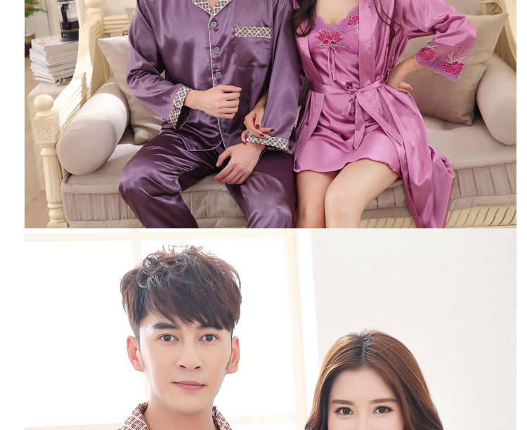 Pyjama mixte OTHER   en Soie à manches longues - Ref 3006045 Image 19