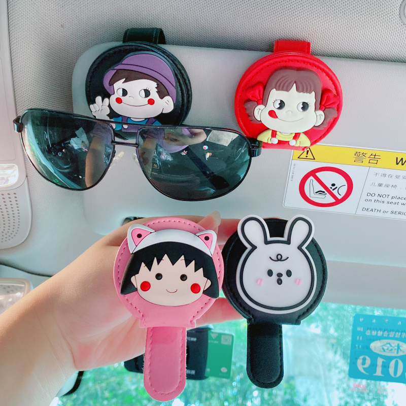 Multi-functional storage car car sun visor sun visor glasses clip bracket clip car business card holder