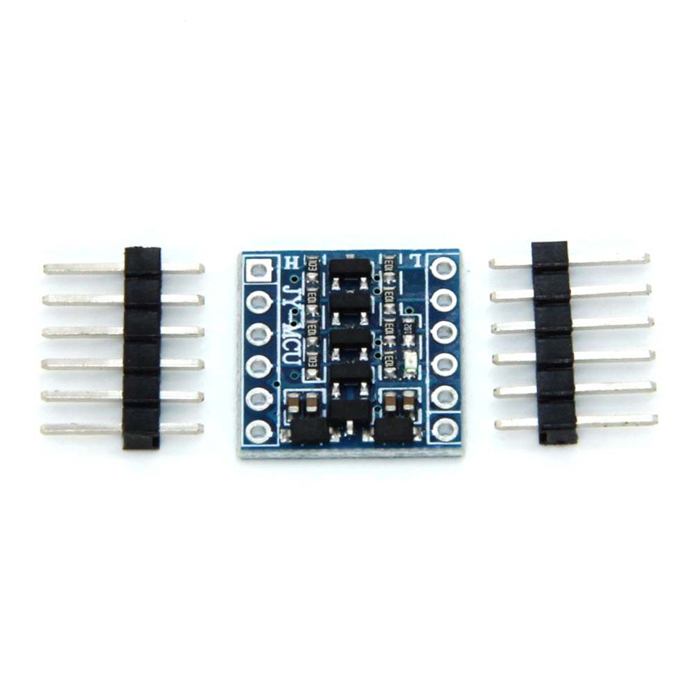 JY-MCU 5V-3V IIC UART SPI等电平转换 四路 电源防反接