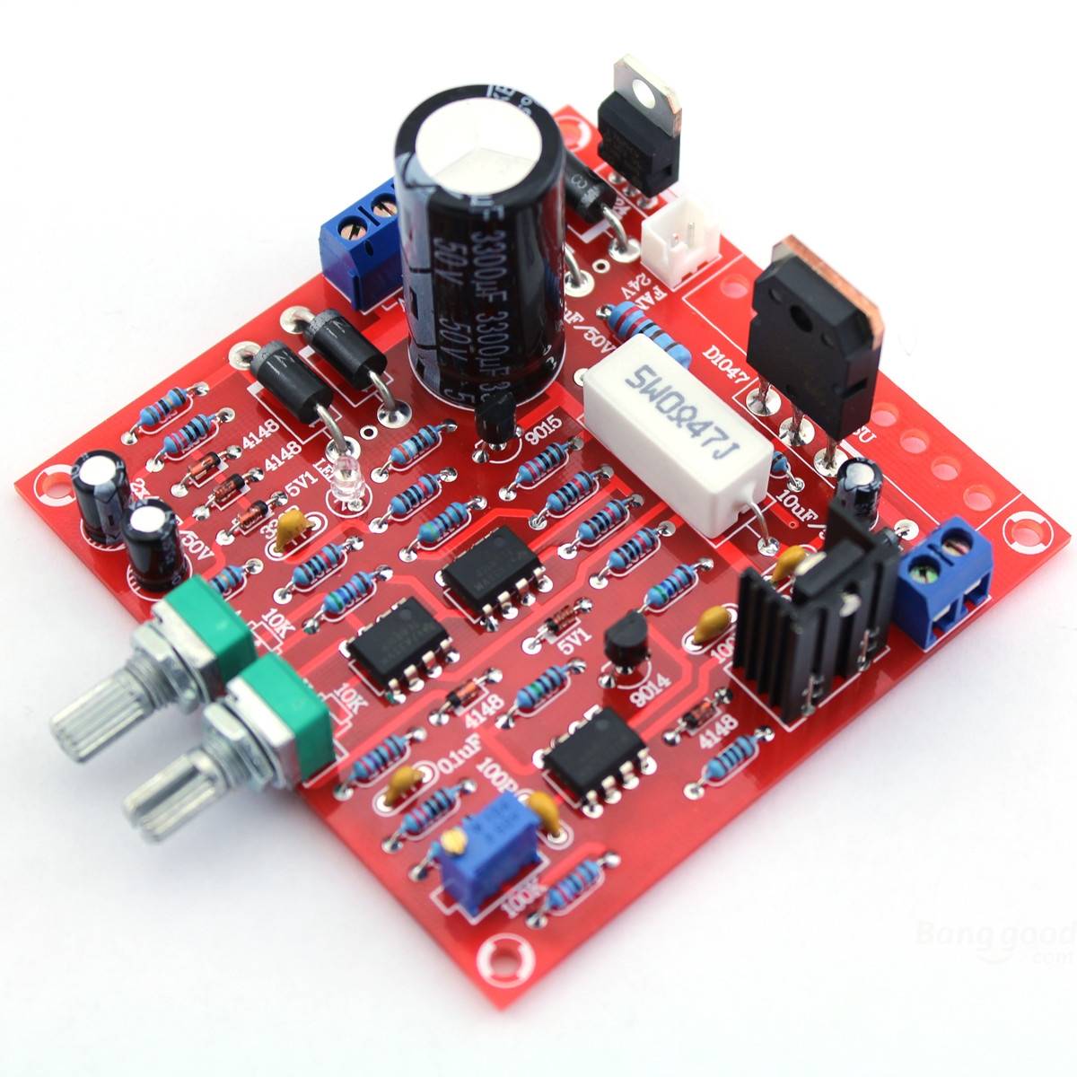 0-30V 2mA-3A可调直流稳压电源 实验室电源 短路限流保护 DIY套件