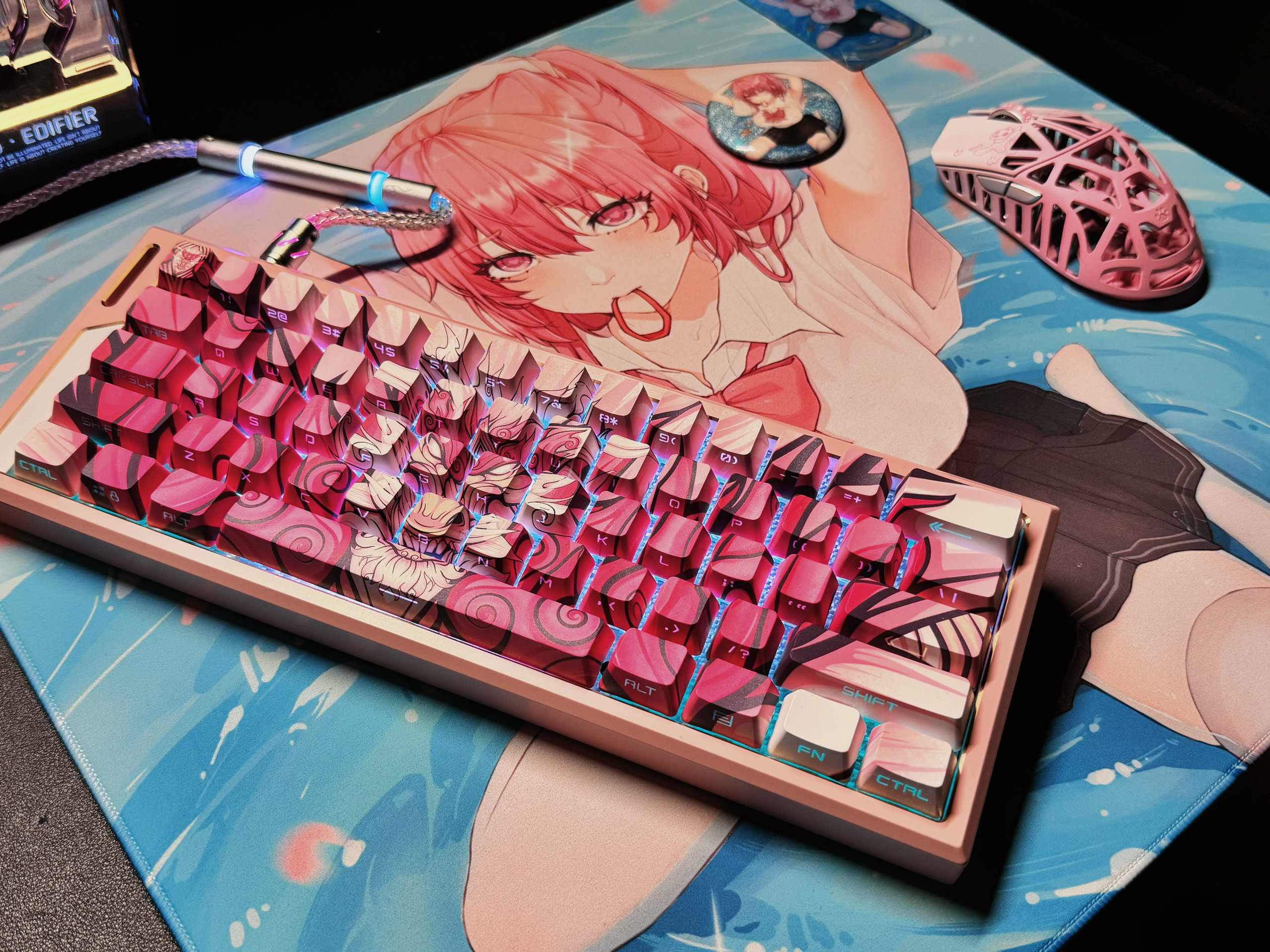 售罄不补Abyss Gaming Aqua鼠标垫评价- 淘宝网