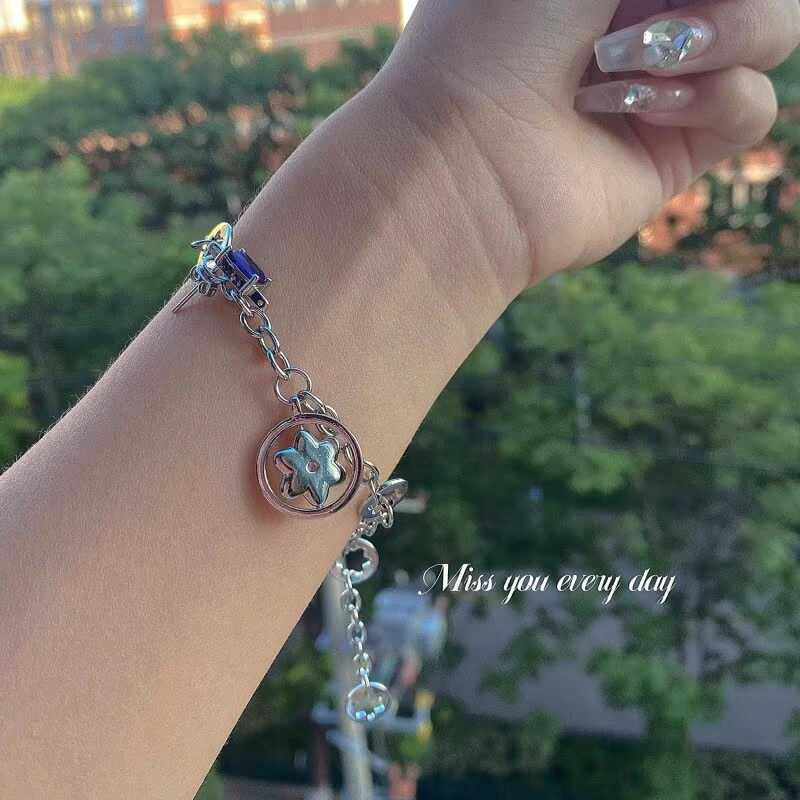 Tv Series Star of the Pasture, Star of Midsummer Night, Same Style Bracelet, Women's Earrings, High-End Birthday Gift for Best Friend