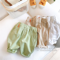 Soft and light~Childrens shorts Boys and girls summer thin casual pants All-match cropped pants half pants