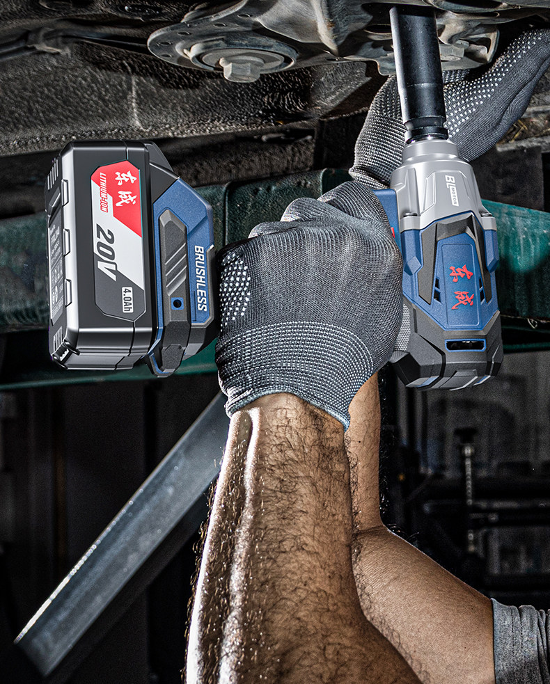 Ударный гайковерт 东成电动起子大扭力电气动扳手dcpb02-18m冲击强力充电手机电池手320n Tung Shing