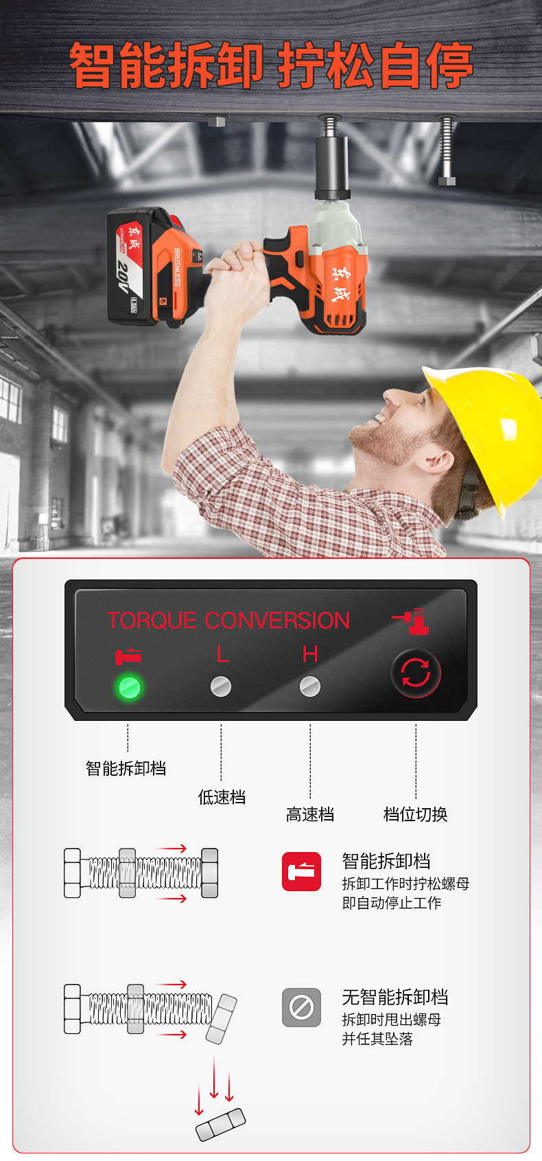 Ударный гайковерт 东成电动起子大扭力冲击电气动扳手无刷锂电东城手机电池子工具官方旗舰店 Tung Shing