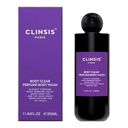 clinsis法国特调茶花少女香氛香水沐浴露温和去角质持久留香果酸