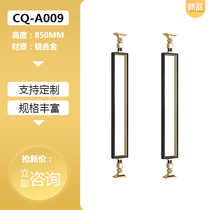 Stairway upright solid wood handrail guardrail indoor simple aluminium alloy railing duplex upright wood guardrails