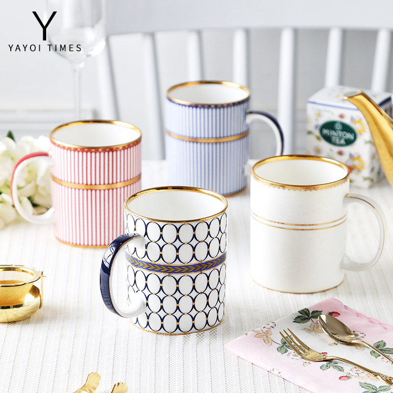 Yayoi Era In the Mood for Love Mug Bone China Coffee Cup Water Cup Gift Box Afternoon Tea White-collar Cup