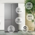 Haier Haier BCD-549WDGX bốn cửa làm mát bằng không khí chuyển đổi tần số không có sương giá Tủ lạnh cửa chéo tiết kiệm năng lượng cho gia đình - Tủ lạnh