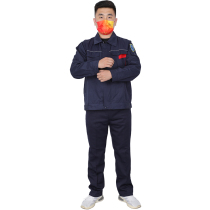 Junyu JY-Acid and alkali proof M301 summer thin acid and alkali proof and anti-static (grid) split work clothes set