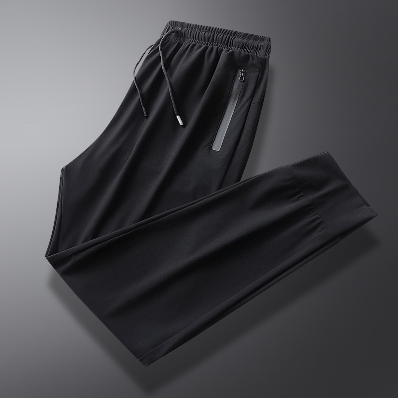 Nine-minute pants men's new sports casual pants, fast dry Korean edition of trend students small feet loose beam leg pants male